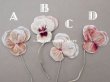 画像2: 【セール対象外】1900年頃 アンティーク パンジーの布花 ピンク (2)