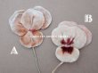 画像3: 【セール対象外】1900年頃 アンティーク パンジーの布花 ピンク (3)