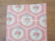 画像12: 【セール対象外】アンティーク  ローズパニエ柄 ファブリック 2点セット 81×49〜54cm & 35×60〜63cm (12)