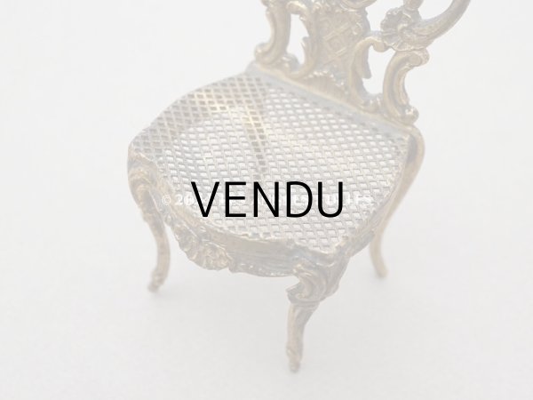 画像4: アンティーク 椅子型 ジュエリースタンド ドールチェア (4)