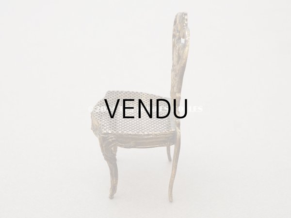 画像8: アンティーク 椅子型 ジュエリースタンド ドールチェア (8)