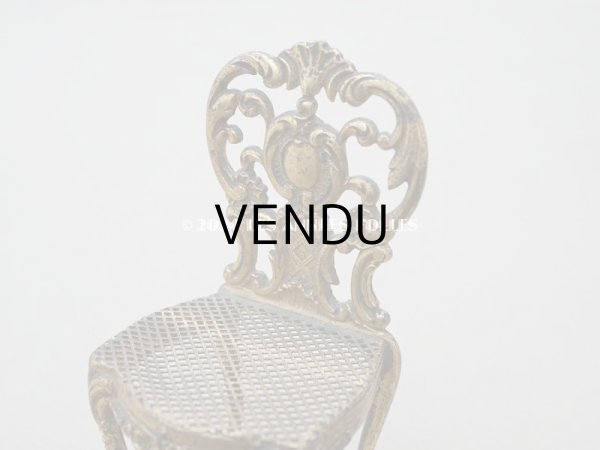 画像3: アンティーク 椅子型 ジュエリースタンド ドールチェア (3)