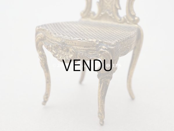 画像5: アンティーク 椅子型 ジュエリースタンド ドールチェア (5)