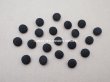 画像3: 【セール対象外】1850年頃 アンティーク シルク製 くるみボタン 黒 11mm 7ピースのセット (3)