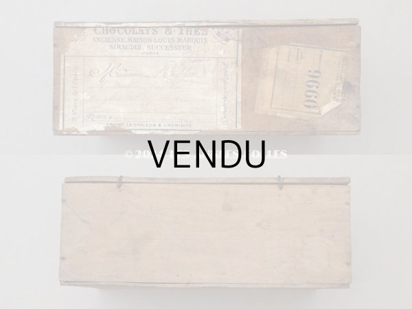 画像5: アンティーク ショコラティエ LOUIS MARQUISの木箱 - MAISON LOUIS MARQUIS - (5)