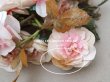 画像7: アンティーク 薔薇の布花のブーケ パウダーピンク  (7)