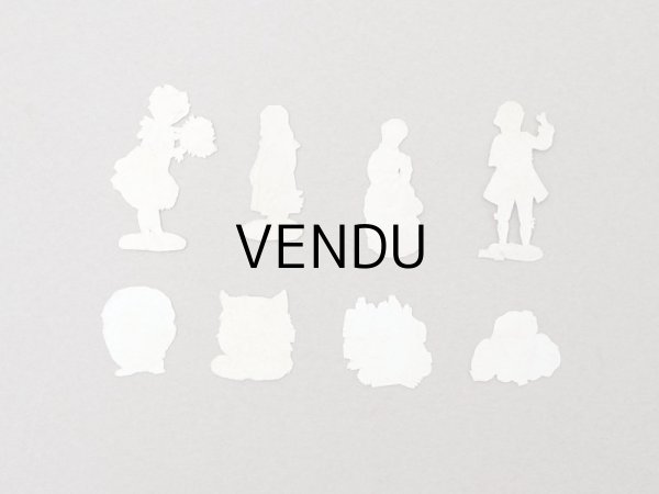 画像6: 1900年頃 アンティーク ダイカットクロモ 8点のセット (6)