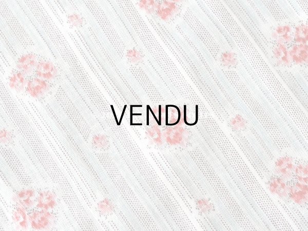 画像7: アンティーク  薔薇模様 コットン製 ファブリック 95×73cm (7)