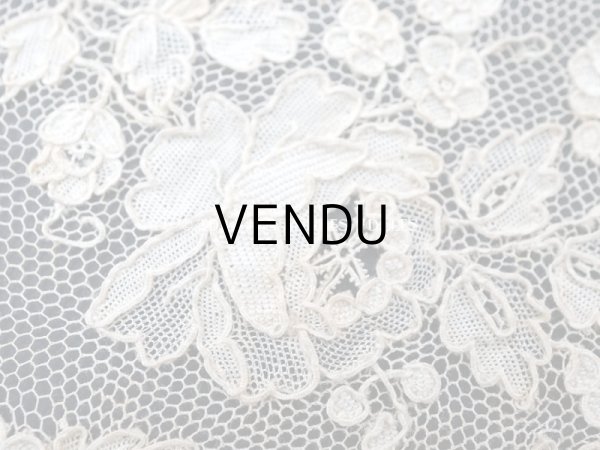 画像15: 18世紀末~19世紀初頭 アンティーク  アランソンレース 0.8m 12.4cm幅 ミュージアムピース (15)