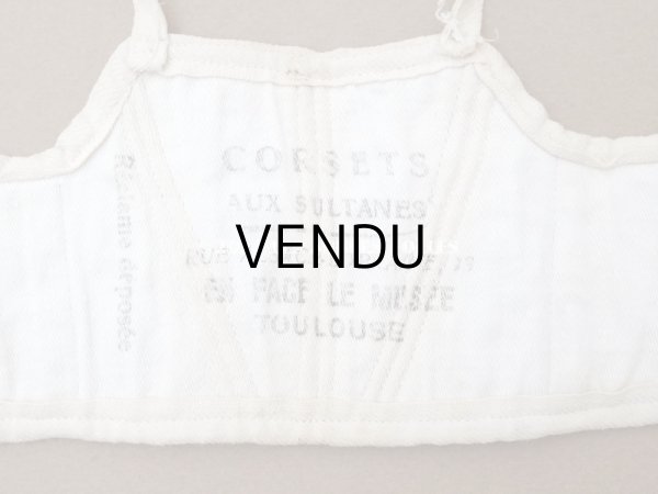 画像7: アンティーク ドール用 小さなコルセット CORSET AUX SULTANES (7)