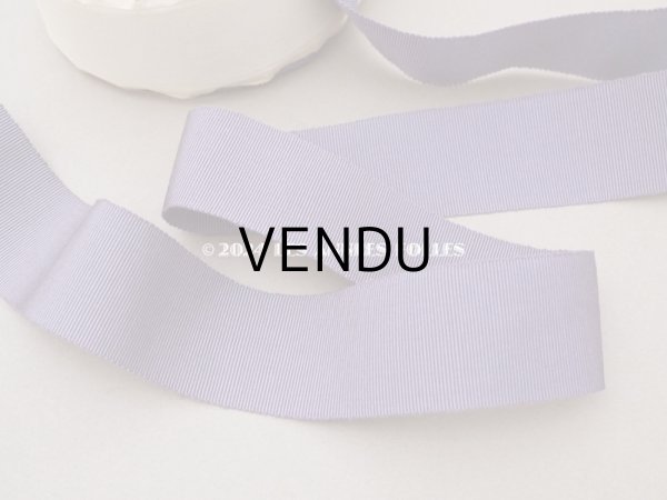 画像4: アンティーク グログランリボン スモーキーパープル 7.8m 38mm幅 (4)