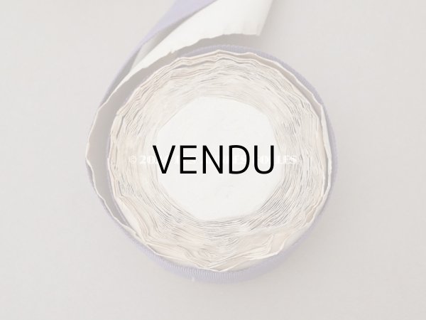 画像3: アンティーク グログランリボン スモーキーパープル 7.8m 38mm幅 (3)