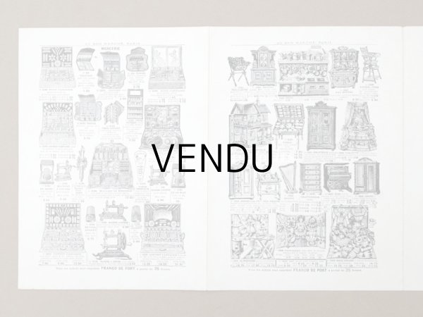 画像3: アンティーク ボンマルシェ ドールのカタログ 玩具 ETRENNES-JOUETS - AU BON MARCHE - (3)
