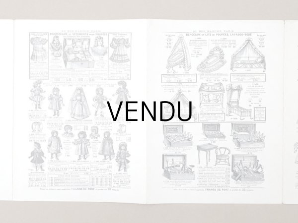 画像4: アンティーク ボンマルシェ ドールのカタログ 玩具 ETRENNES-JOUETS - AU BON MARCHE - (4)