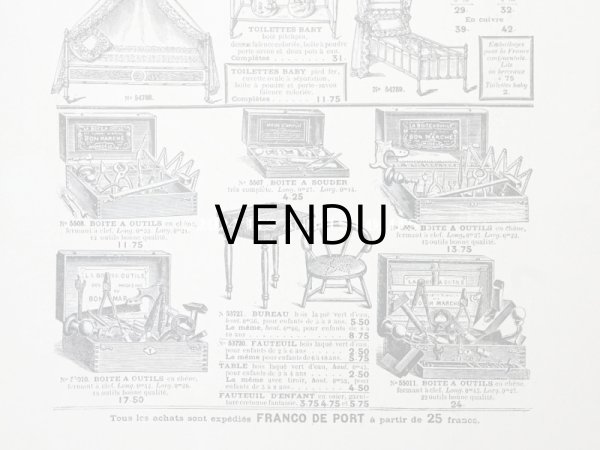 画像9: アンティーク ボンマルシェ ドールのカタログ 玩具 ETRENNES-JOUETS - AU BON MARCHE - (9)