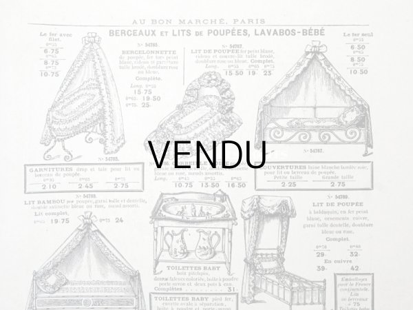 画像8: アンティーク ボンマルシェ ドールのカタログ 玩具 ETRENNES-JOUETS - AU BON MARCHE - (8)