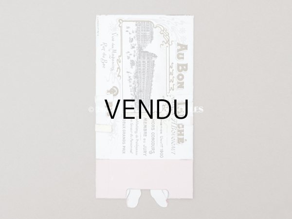 画像7: アンティーク 立体クロモ お菓子と少女 - AU BON MARCHE - (7)