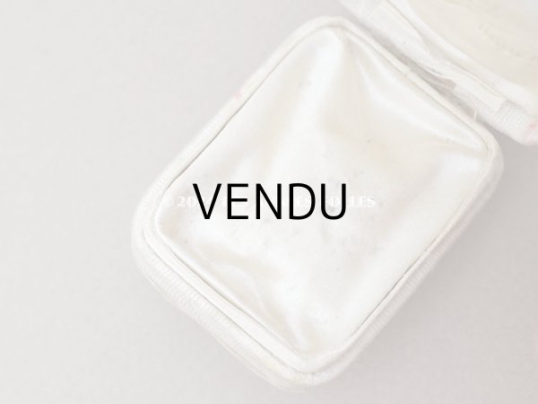 画像7: 1900年頃 アンティーク ジュエリーボックス  花模様のシルク地 (7)