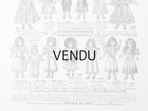 画像7: アンティーク ボンマルシェ ドールのカタログ 玩具 ETRENNES-JOUETS - AU BON MARCHE - (7)