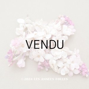 画像: アンティーク ライラックの布花 ホワイト＆ピンク