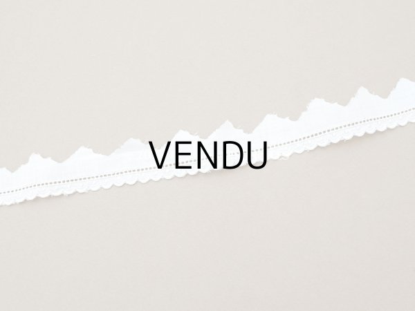 画像8: アンティーク スカラップレース ドット刺繍入り  (8)