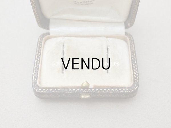 画像8: アンティーク 金彩入り ピアス用 ジュエリーボックス チョコレートブラウン (8)