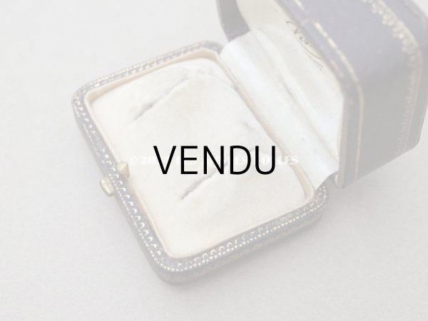 画像9: アンティーク 金彩入り ピアス用 ジュエリーボックス チョコレートブラウン (9)