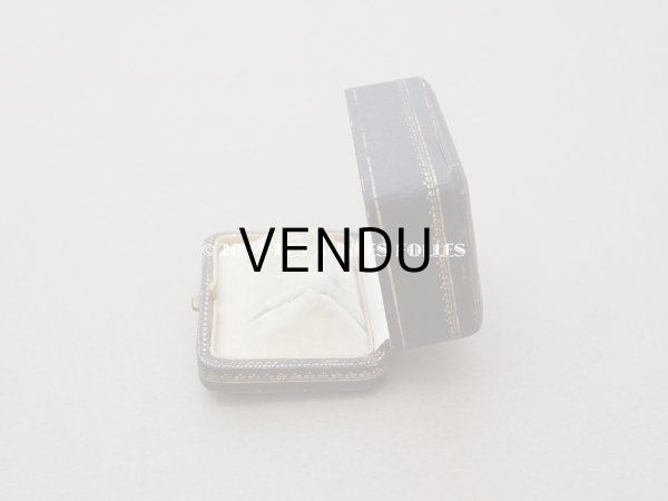 画像6: アンティーク 金彩入り ピアス用 ジュエリーボックス チョコレートブラウン (6)