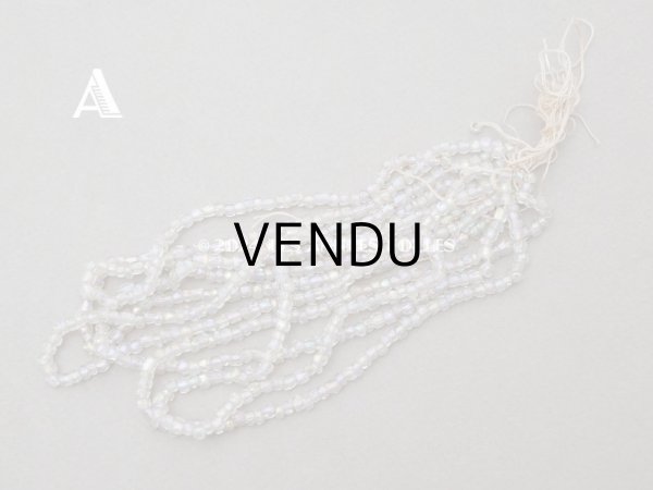 画像6: アンティーク オーロラ色 カット入り ガラスビーズ シードビーズ  (6)