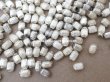 画像4: アンティーク 極小 スフレビーズ ライン入り 筒型 シルバー 3×5mm 600ピース 吹きガラス製ビーズ  (4)