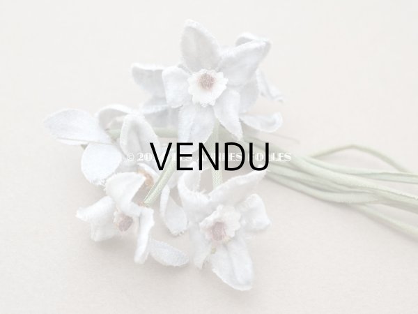 画像3: アンティーク ベルベットの布花　 (3)