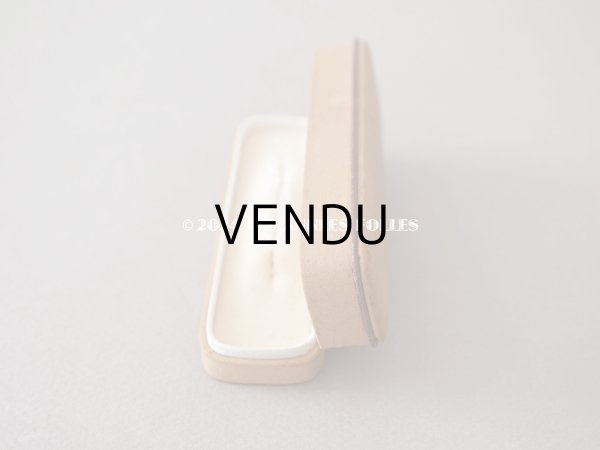 画像5: アンティーク ジュエリーボックス キャメル エパングル (5)