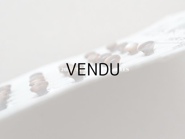 画像6: アンティーク マザーオブパール製 極小 ボタン 5mm 24ピース シェルボタン ブラウン (6)