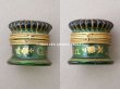 画像4: アンティーク GUERLAIN ガラス製 クリームポット グリーン ROSE DU MOULIN - GUERLAIN - (4)