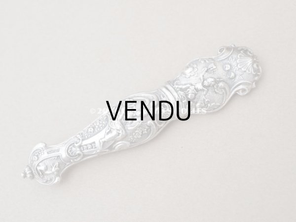 画像4: ＊蚤の市＊アンティーク シルバー製 天使のニードルケース ロココ調  (4)