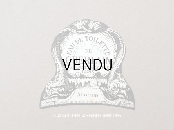 画像1: アンティーク GUERLAIN パフュームラベル ATUANA - GUERLAIN PARIS - (1)