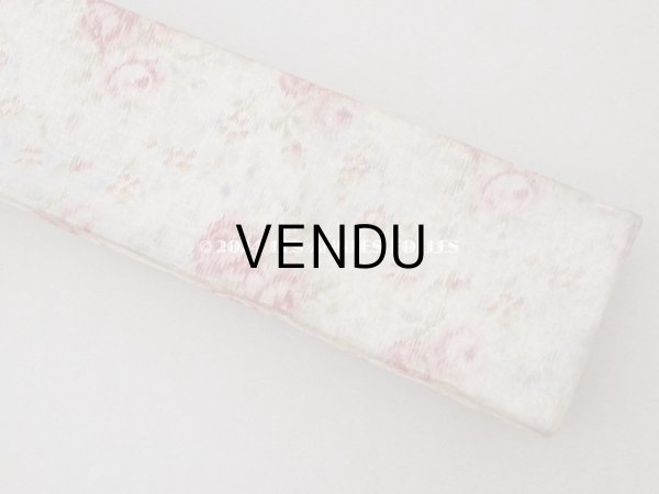 画像5: アンティーク 薔薇模様のほぐし織り カルトナージュボックス グローブボックス  (5)