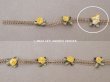 画像4: 19世紀末 アンティーク 薔薇のロココトリム イエロー 75cm (4)