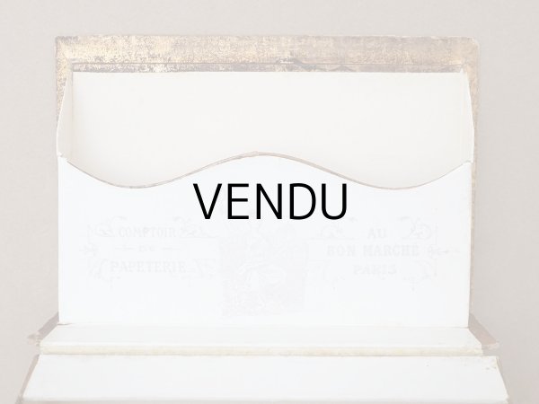 画像10: 1900年頃 アンティーク レターセットの紙箱 EXTRA SUPERFINE NOTE PAPER - AU BON MARCHE MAISON BOUCICAUT PARIS - (10)