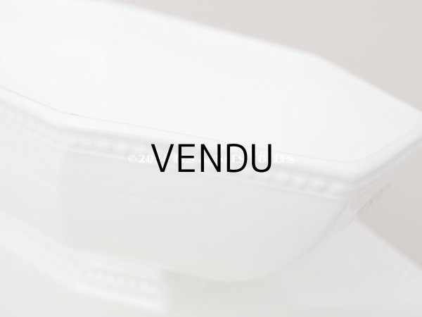 画像12: アンティーク オクトゴナル ソーシエール モントロー - CREIL ET MONTEREAU - (12)