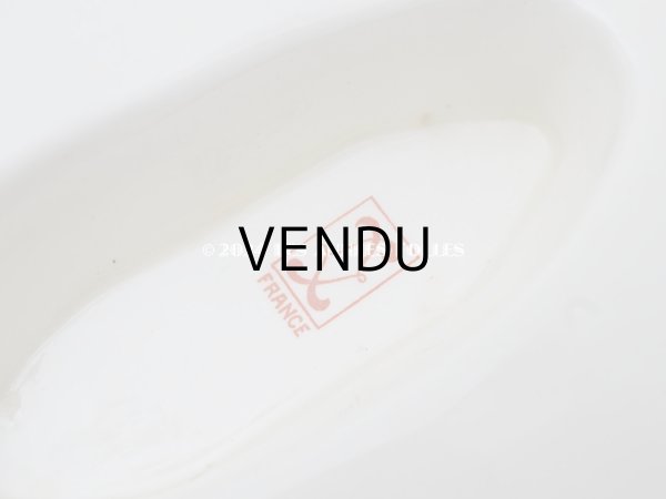 画像8: アンティーク オクトゴナル ソーシエール モントロー - CREIL ET MONTEREAU - (8)