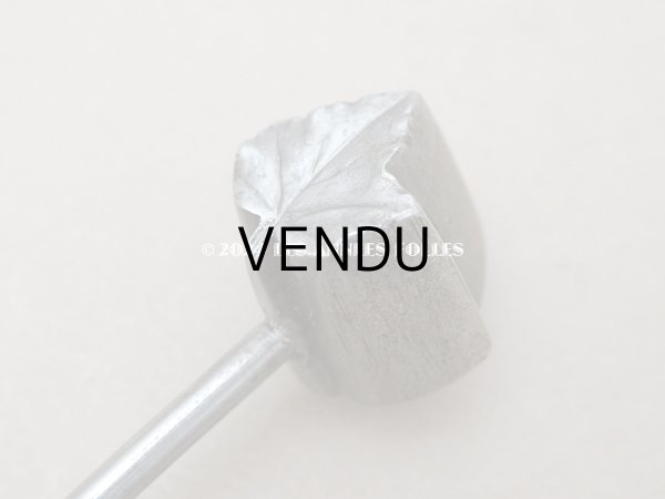 画像3: 19世紀末 アンティーク  こて リーフ アイビー 型押し  (3)