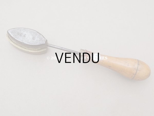 画像6: 19世紀末 アンティーク  こて リーフ 型押し  (6)