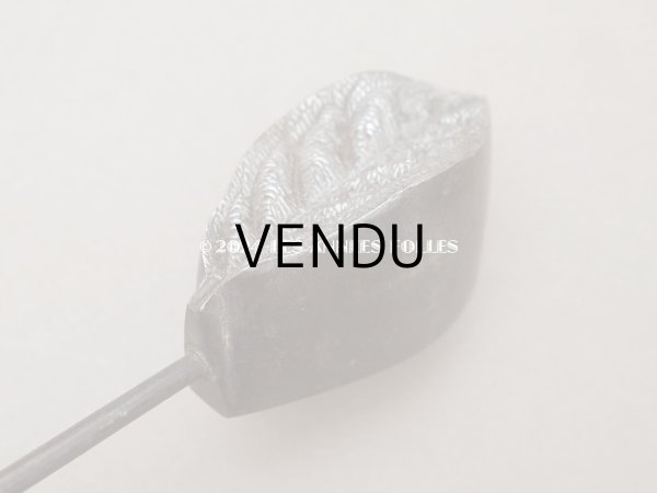 画像4: 19世紀末 アンティーク  こて リーフ 型押し  (4)