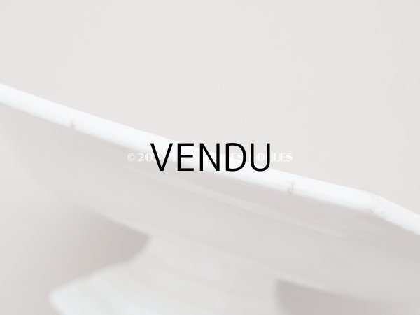 画像10: アンティーク オクトゴナル 小さなコンポティエ クレイユ・エ・モントロー - CREIL ET MONTEREAU - (10)