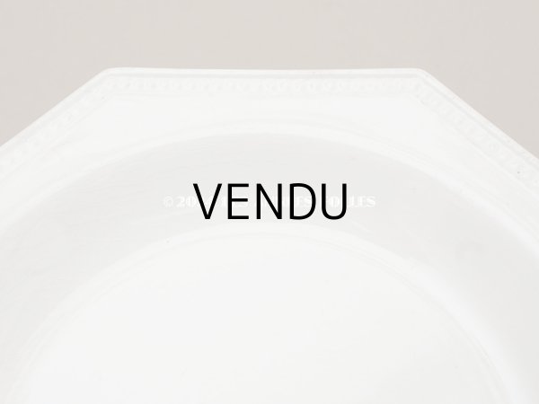 画像3: アンティーク オクトゴナル 小さなコンポティエ クレイユ・エ・モントロー - CREIL ET MONTEREAU - (3)