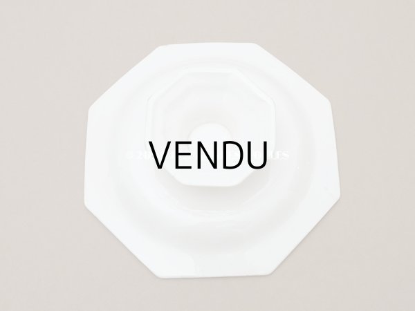 画像8: アンティーク オクトゴナル 小さなコンポティエ クレイユ・エ・モントロー - CREIL ET MONTEREAU - (8)