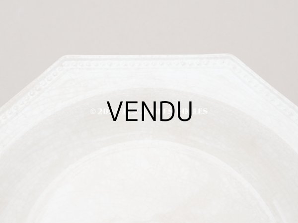 画像5: アンティーク オクトゴナル 小さなコンポティエ クレイユ・エ・モントロー - CREIL ET MONTEREAU - (5)