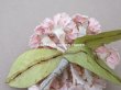 画像6: アンティーク シルクベルベット製 布花 パウダーピンク (6)