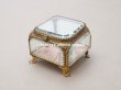 画像3: 19世紀末 アンティーク ジュエリーボックス ピンクのシルククッション  (3)